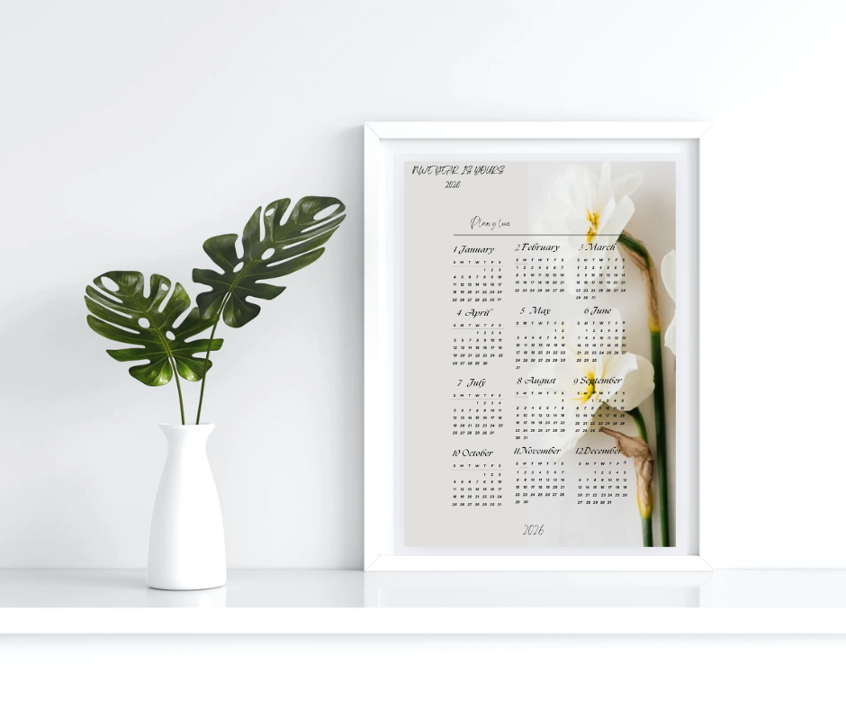 Moving Flower Calendar - Plan your Live