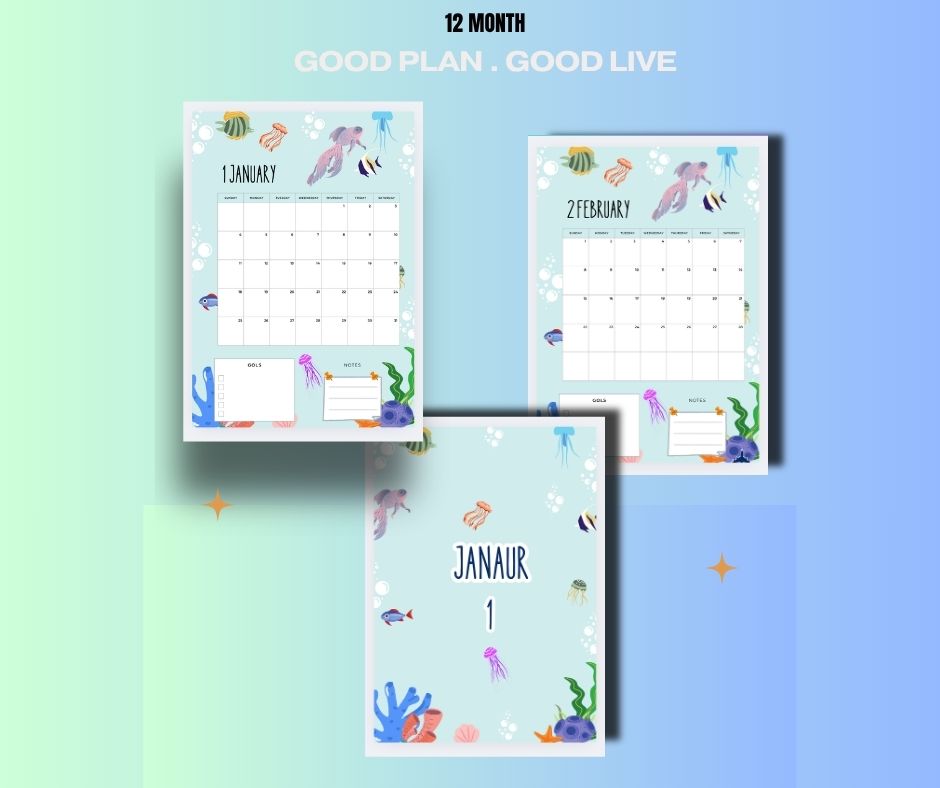 Kids Coloring Planner - Plan your Live