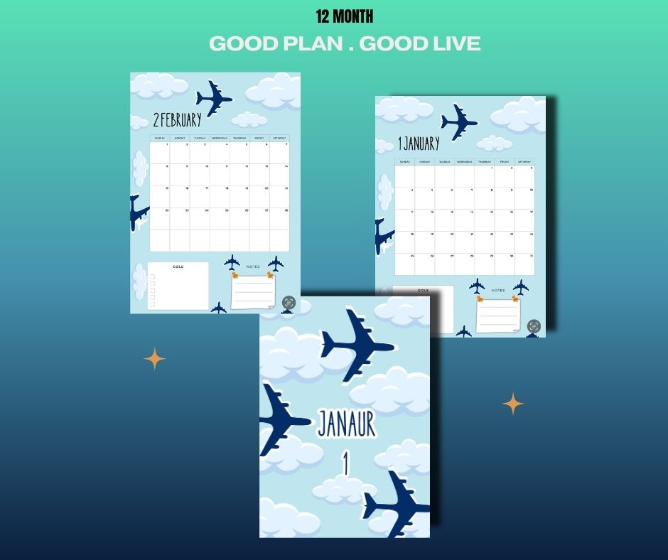 Kids Coloring Planner - Plan your Live