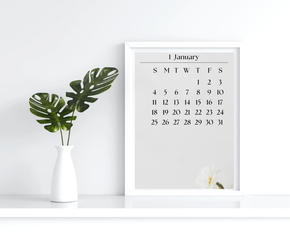 Moving Flower Calendar - Plan your Live