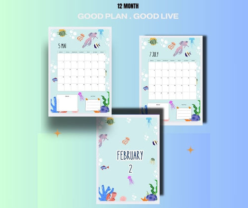 Kids Coloring Planner - Plan your Live