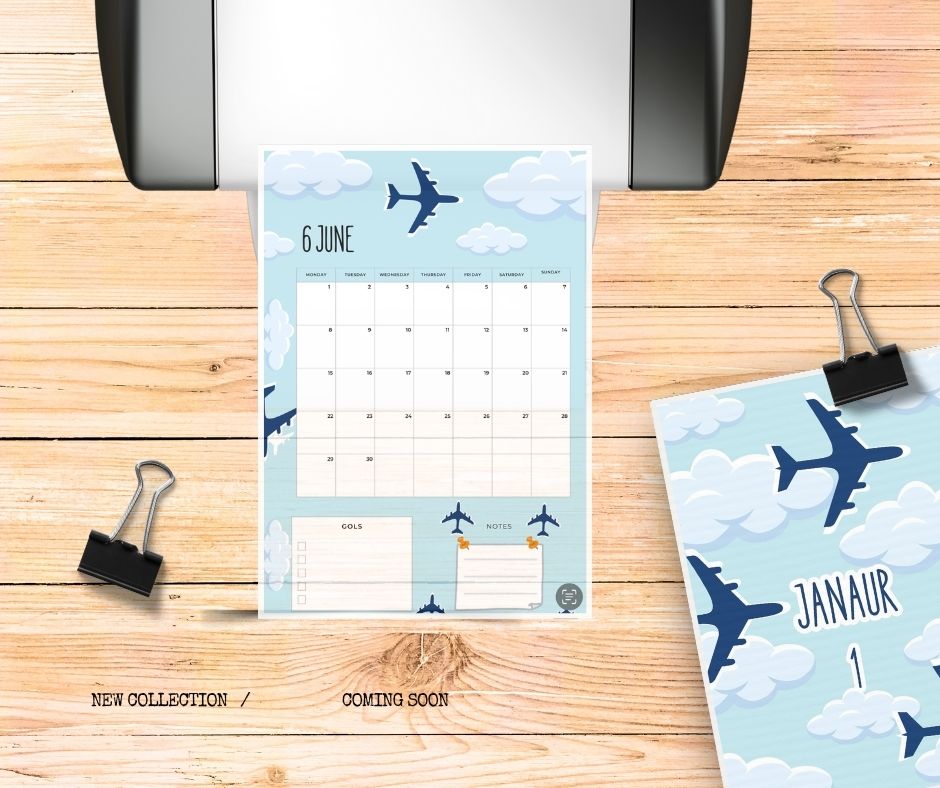 Kids Coloring Planner - Plan your Live