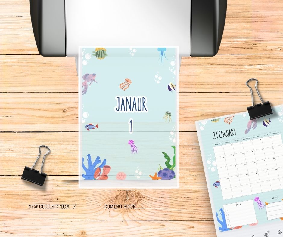 Kids Coloring Planner - Plan your Live