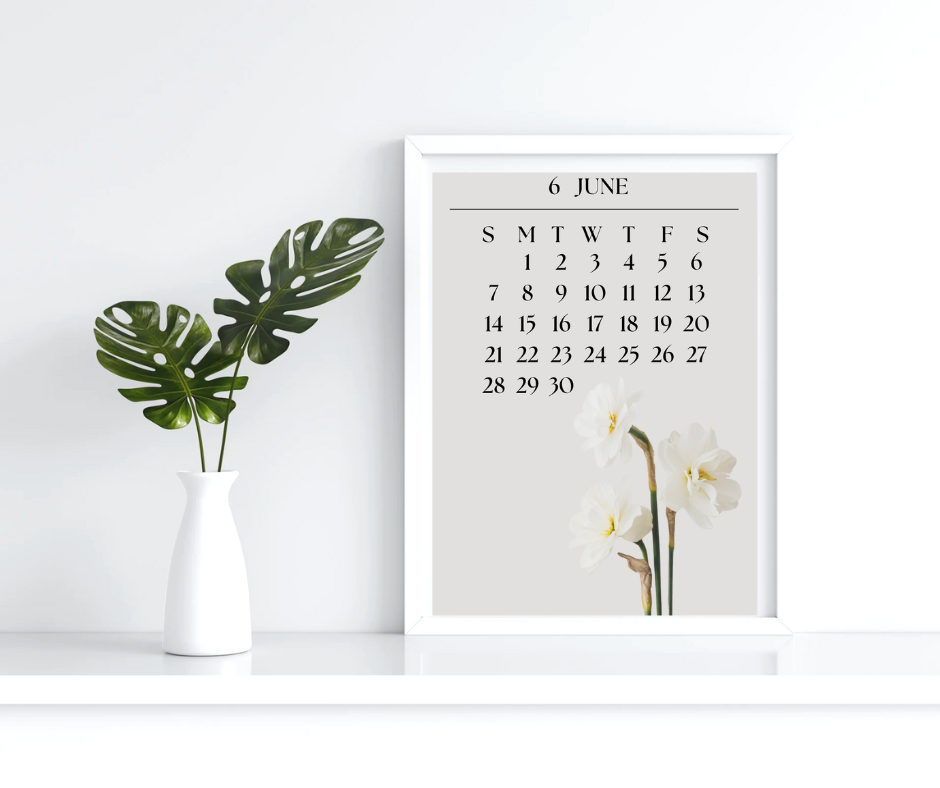 Moving Flower Calendar - Plan your Live
