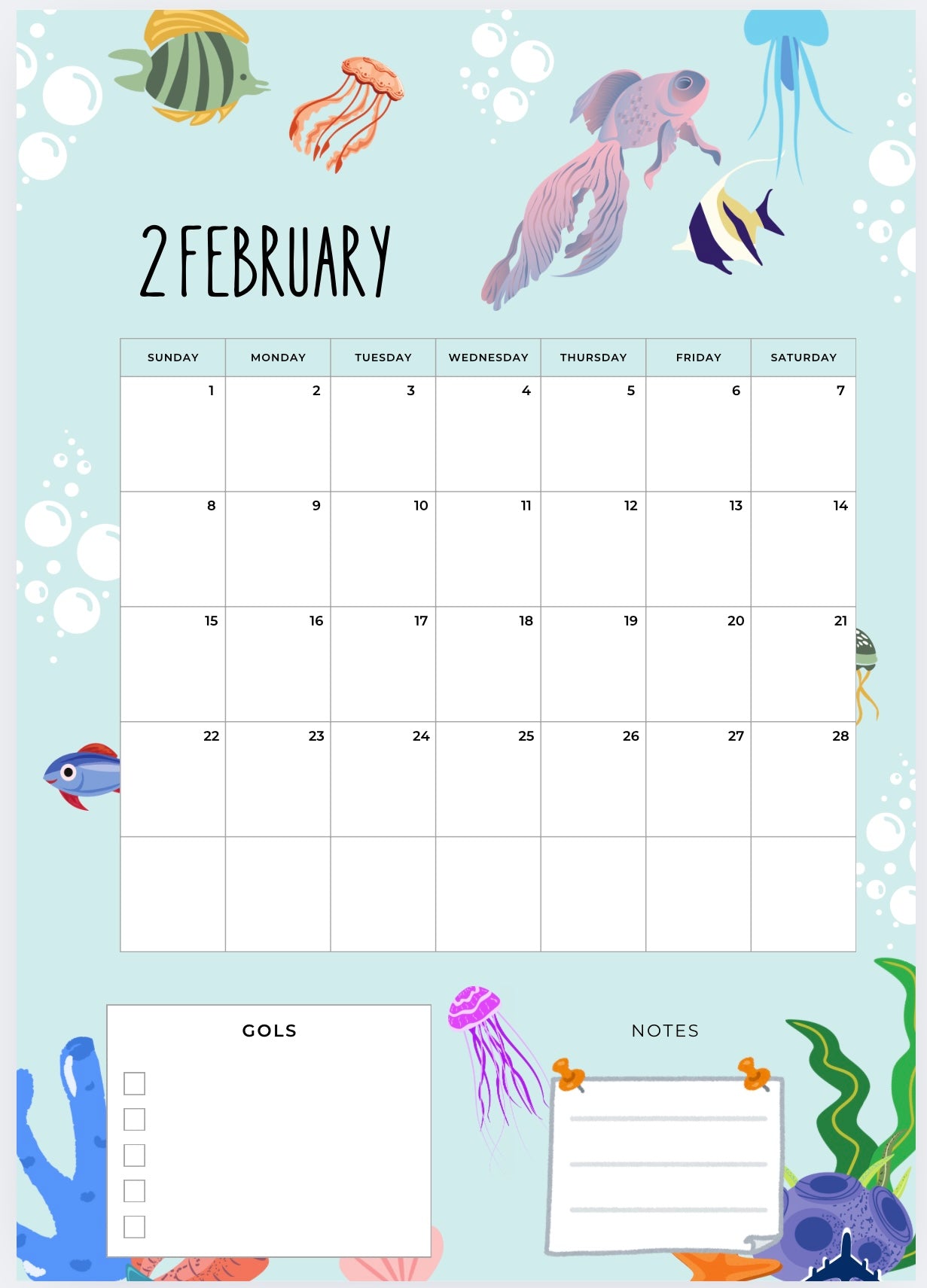 Kids Coloring Planner - Plan your Live