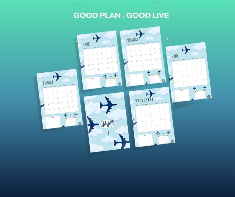 Kids Coloring Planner - Plan your Live